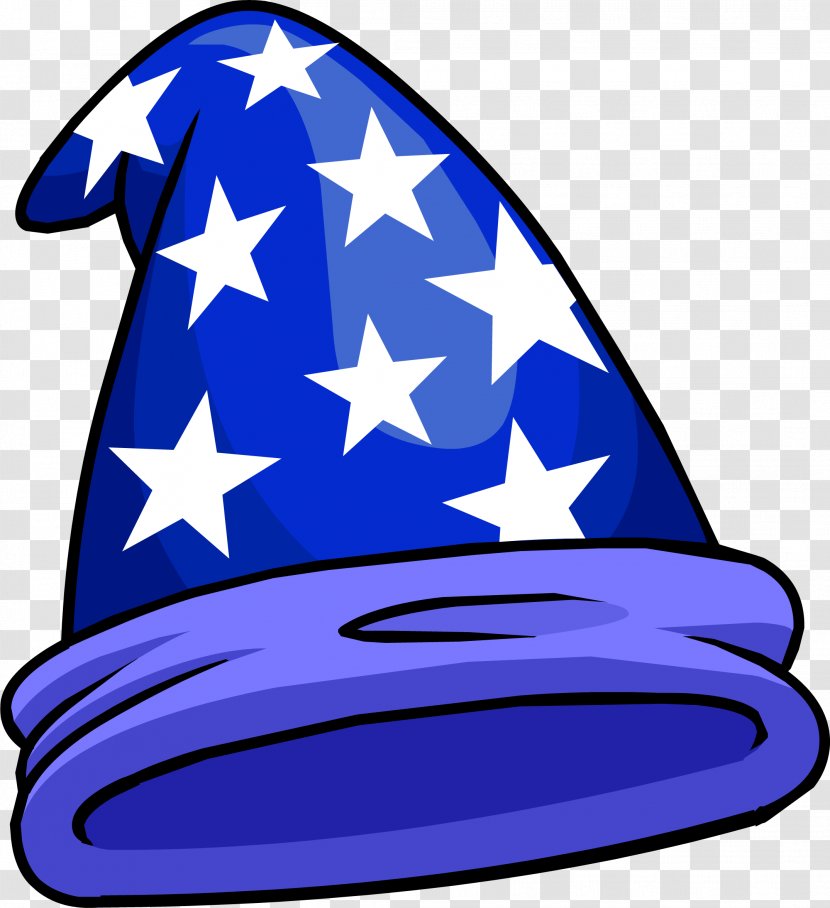 Club Penguin Hat Robe Magician Clip Art - Black And White - Wizard Transparent PNG