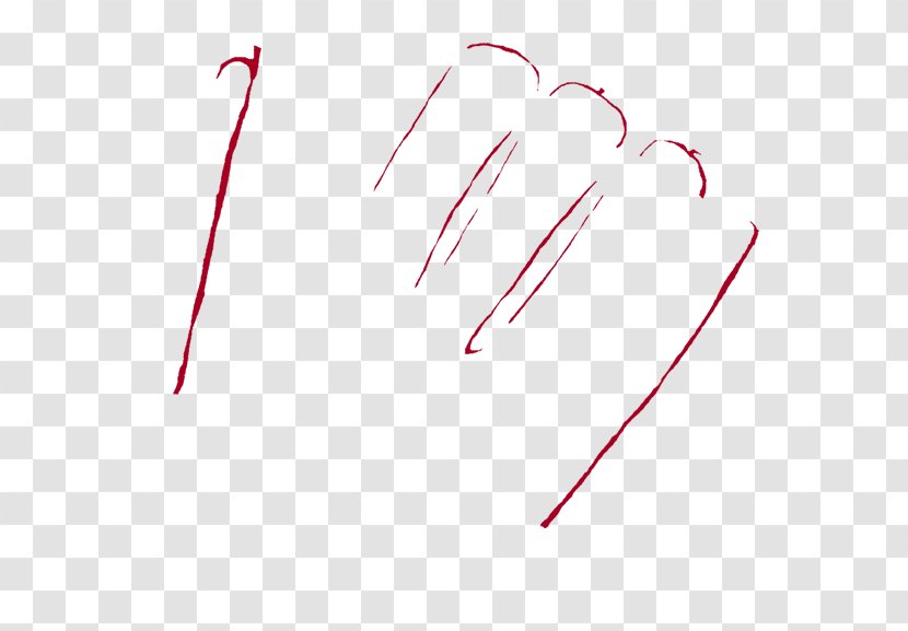 Line Point Angle - Red Transparent PNG