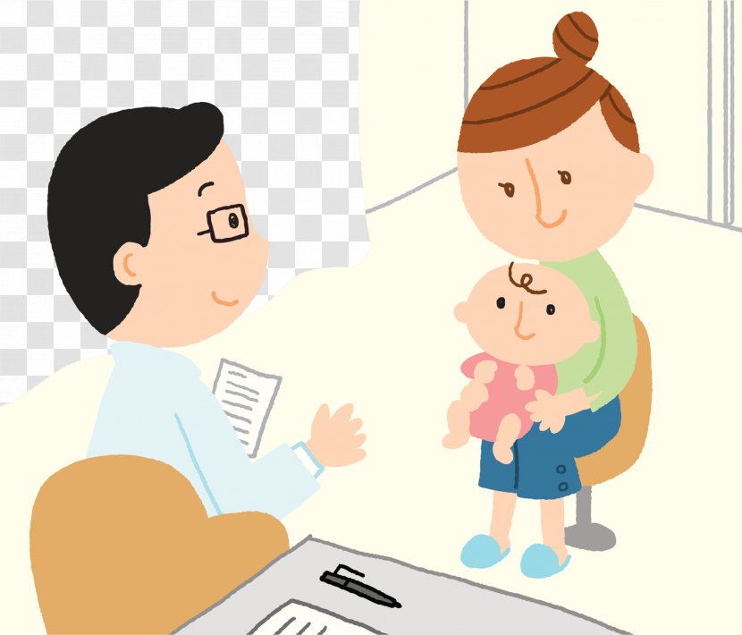 Pediatrics Medicine Physical Examination Illustration - Reading - Baby Transparent PNG