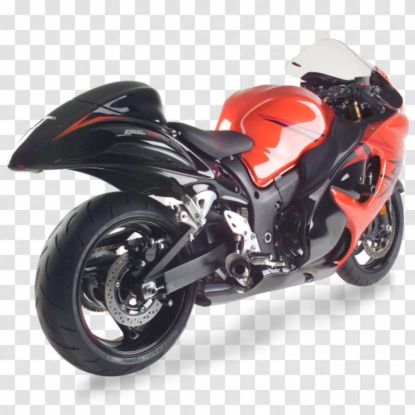 Exhaust System Car Suzuki Hayabusa Motorcycle GSX-R Series - Motor Vehicle Transparent PNG