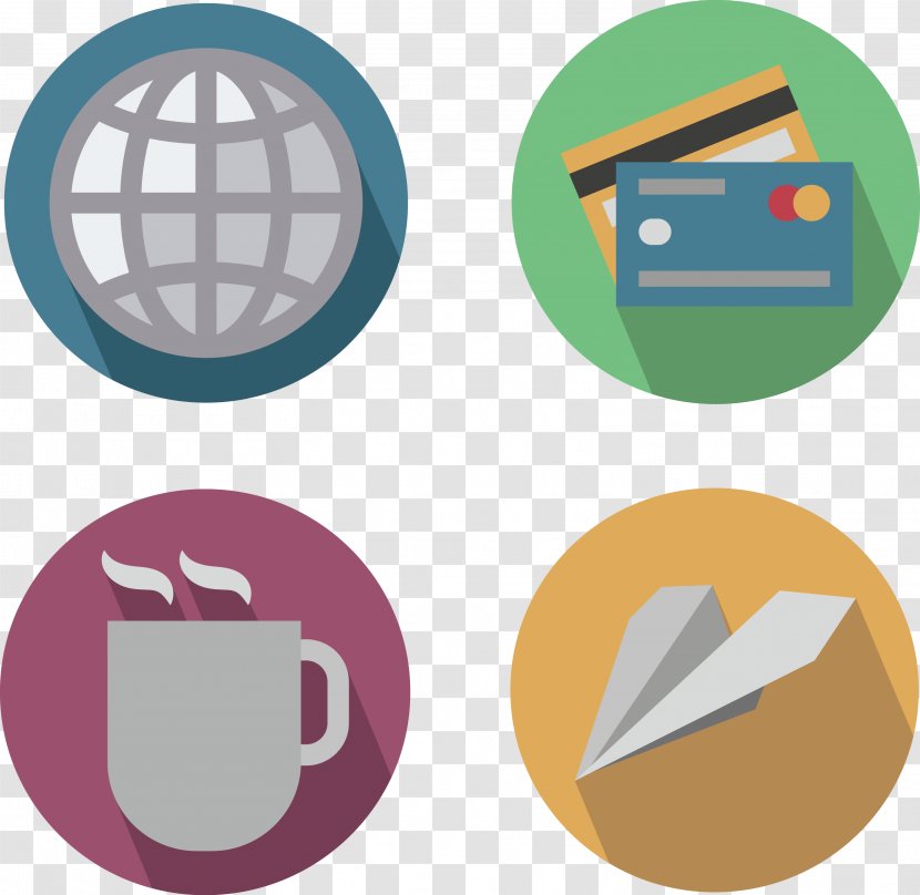 Download Businessperson Icon - Text - Globe Paper Airplane FIG. Transparent PNG