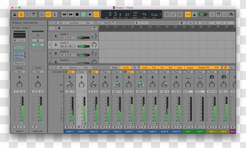 Computer Software Logic Pro Mac Book Theme Light - Audio Equipment Transparent PNG