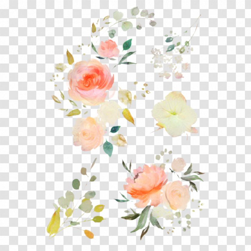 Decal Rose Flower Bouquet Shabby Chic - Arranging Transparent PNG
