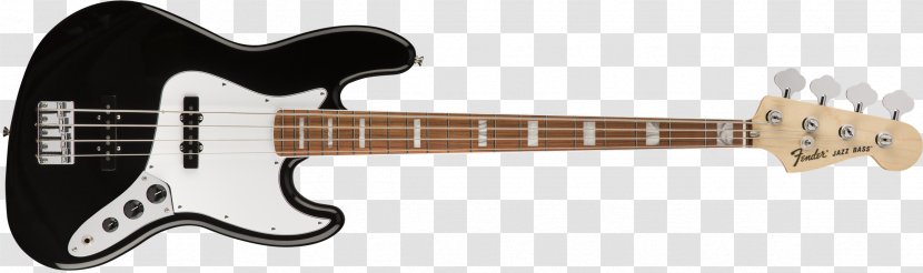 Fender Precision Bass Geddy Lee Jazz V Guitar - Silhouette Transparent PNG