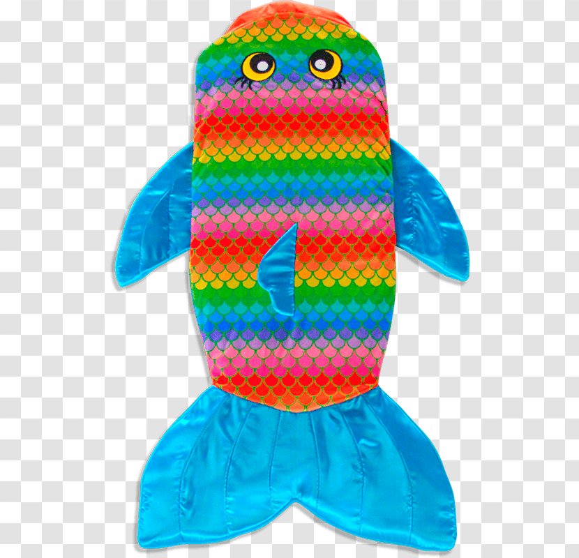 The Rainbow Fish Sleeved Blanket Child Color - Stuffed Toy Transparent PNG