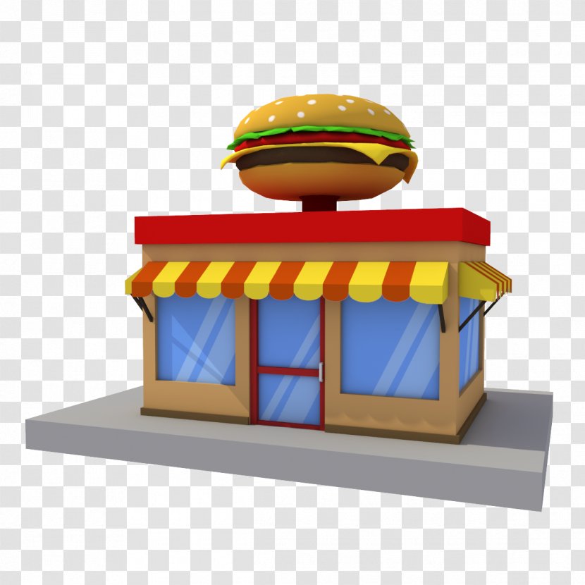 Hamburger Cheeseburger Fast Food Diner Clip Art - Restaurant - Table Transparent PNG