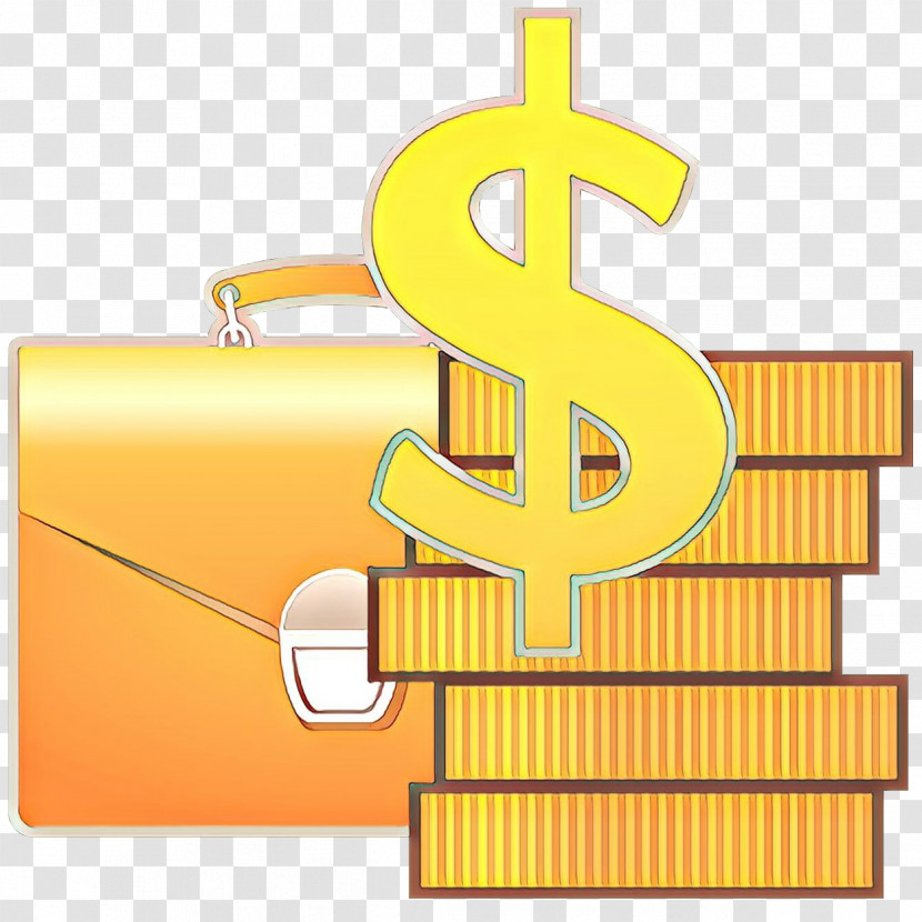Currency Yellow Dollar Money Symbol Transparent PNG
