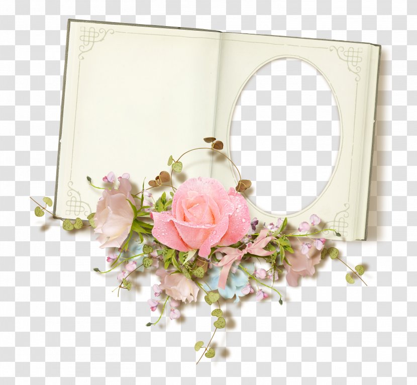 Picture Frame - Flower Arranging - Mosaic Decoration Books Transparent PNG