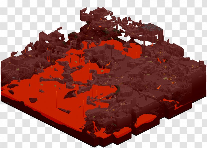 Minecraft Color Texture Mapping Red Diagram - Chocolate Brownie - Terrain Transparent PNG