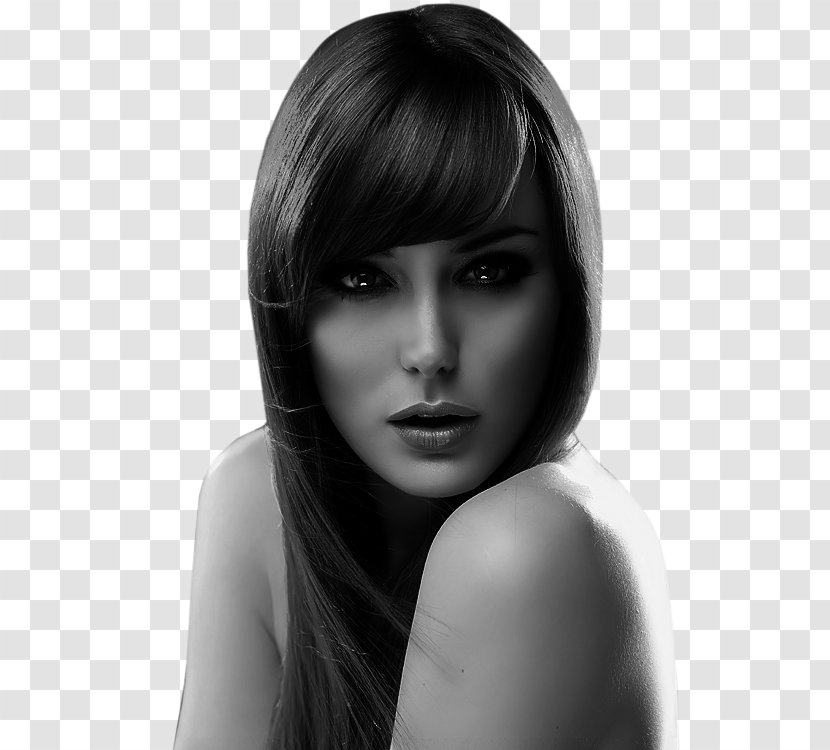 Black And White Woman Female Painting - Watercolor Transparent PNG