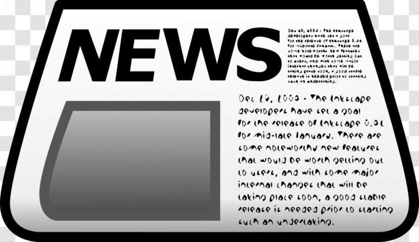 Clip Art Newspaper Image Vector Graphics Headline - Front Page - News Clipart Transparent PNG