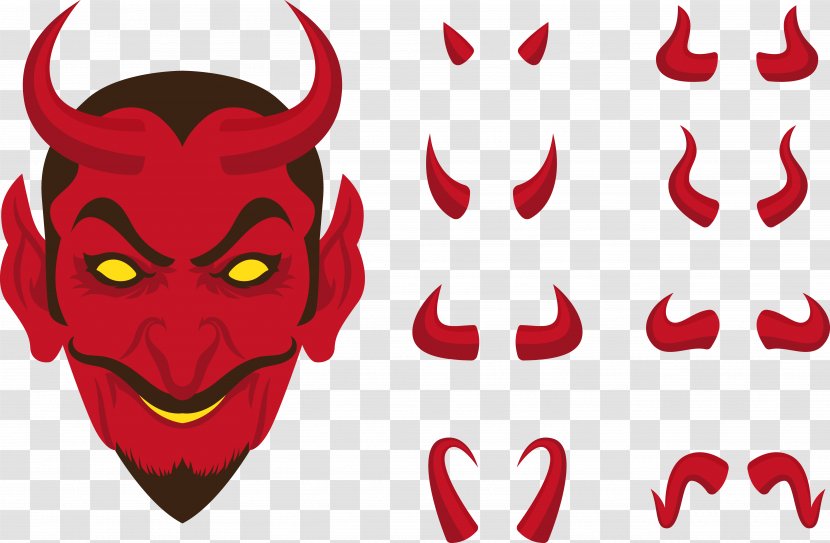 Lucifer Devil Clip Art - Silhouette - Horrible Demon Transparent PNG