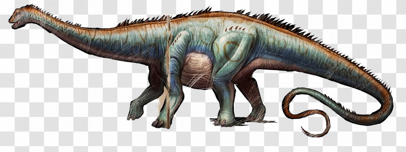 Diplodocus ARK: Survival Evolved Allosaurus Dinosaur Compsognathus - Giganotosaurus Transparent PNG