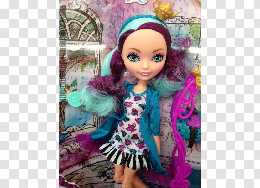 Doll Ever After High Barbie Party Shyrokyi - Violet Transparent PNG