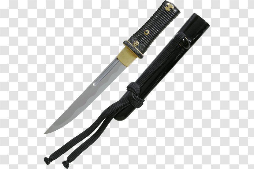 Bowie Knife The Great Wave Off Kanagawa Tantō Hunting & Survival Knives Dagger - Weapon - Sword Transparent PNG
