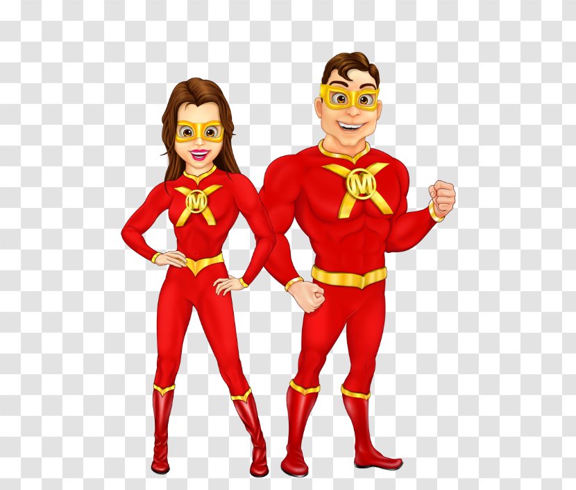 Superhero Party Entertainment Costume Mrs. - Mr - And Mrs Transparent PNG