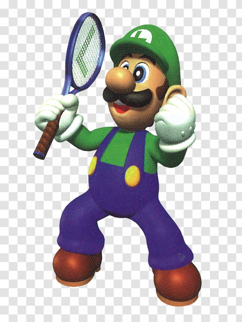 Luigi Mario Tennis Super 64 Nintendo Transparent PNG