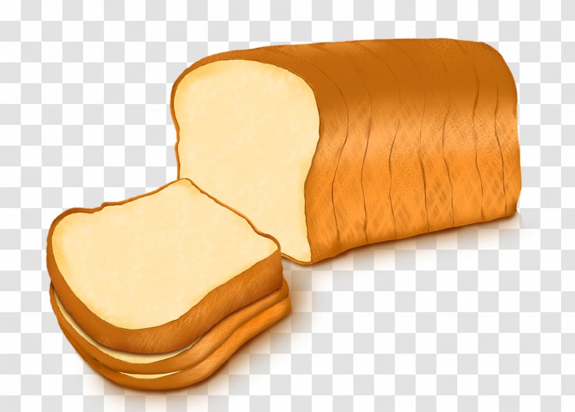 Sliced Bread Toast Bakery Pan Loaf - Brown Transparent PNG