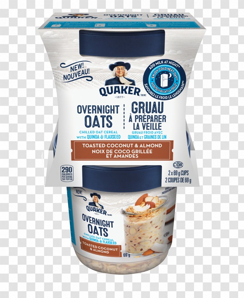 Breakfast Cereal Porridge Milk Quaker Oats Company - Food Transparent PNG