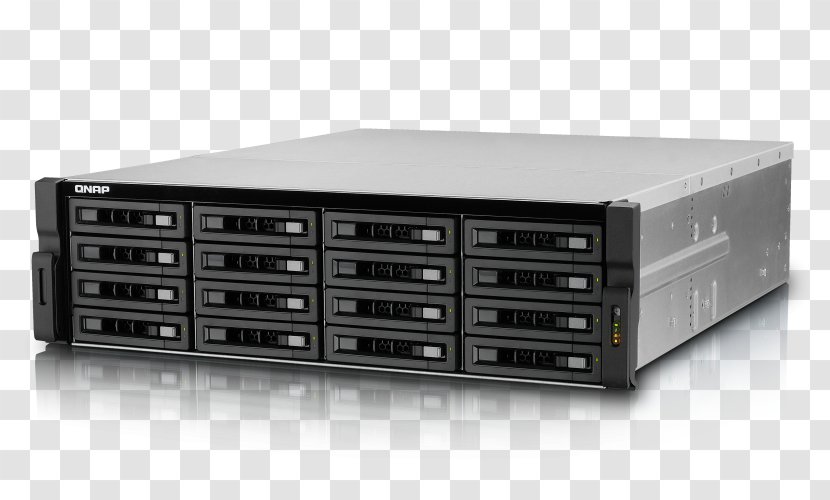 QNAP REXP-1220U-RP Hard Drives Serial Attached SCSI Network Storage Systems RAID - Ata - Qnap Rexp1220urp Transparent PNG