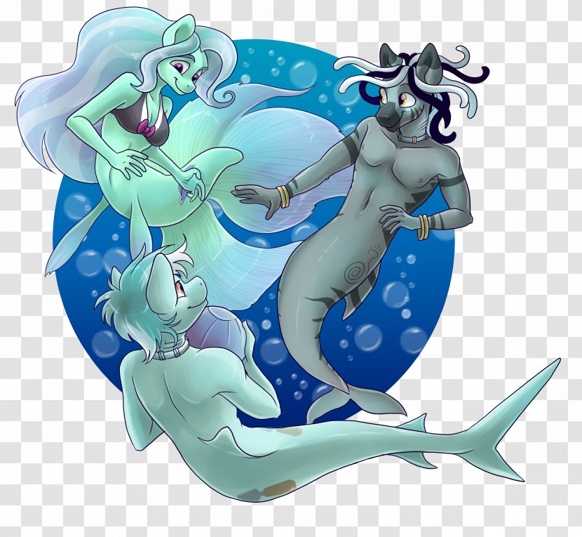 Ariel Pony Mermaid Cutie Mark Crusaders - Drawing Transparent PNG