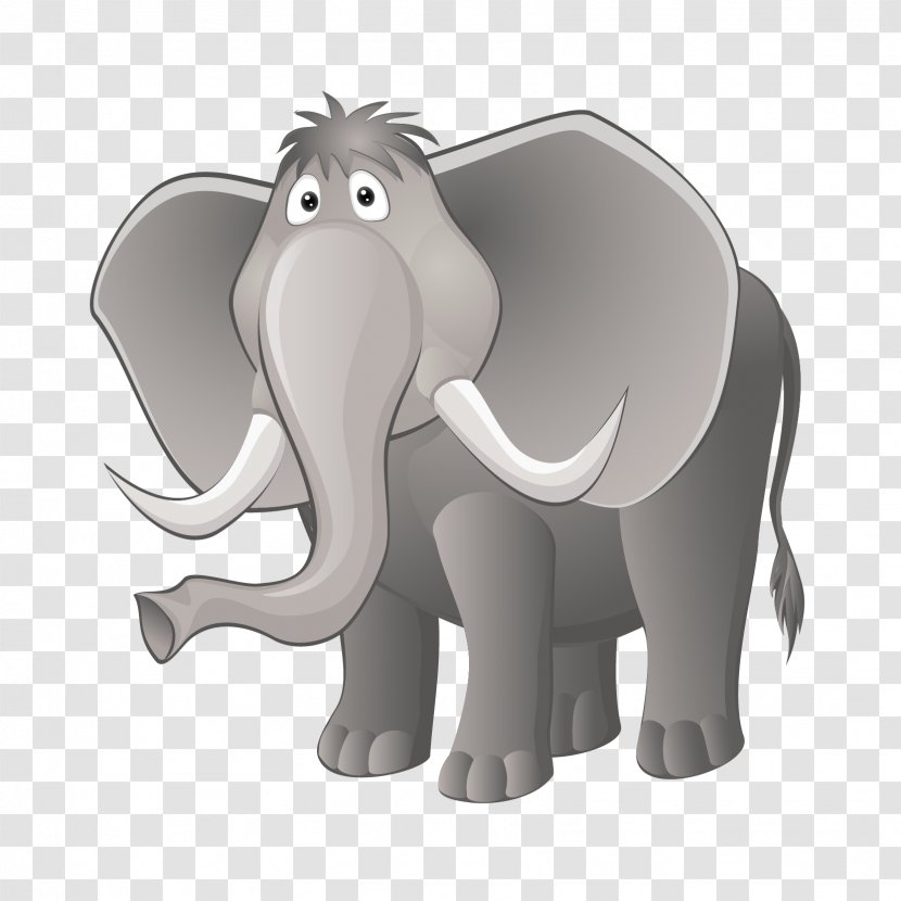 Vector Graphics Illustration Image Cartoon Photography - African Elephant - Elephants Transparent PNG
