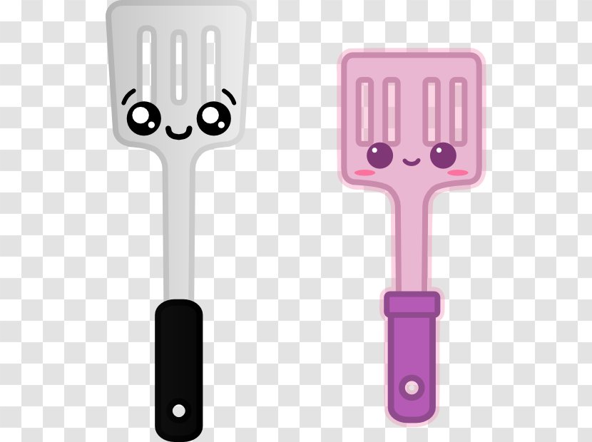 Tool Spatula Kavaii Kitchen Utensil - Drawing Transparent PNG