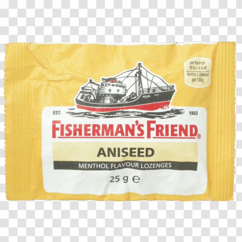 Pastille Fisherman's Friend Throat Lozenge Mint - Material - Aniseed Transparent PNG