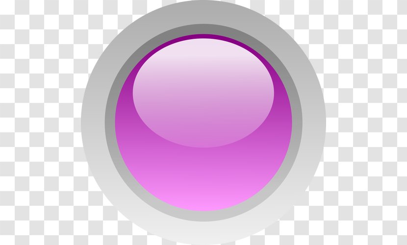 Button Clip Art - Magenta Transparent PNG