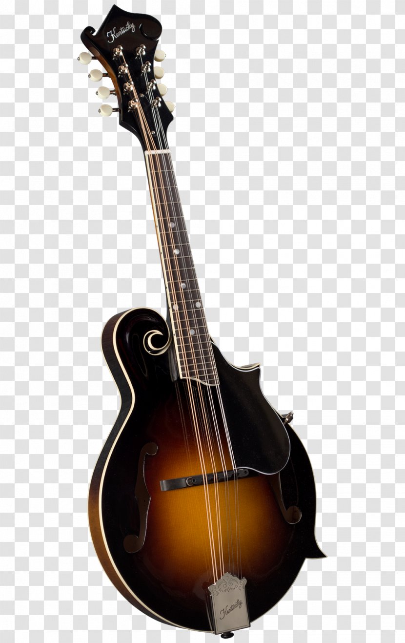 Mandolin Kentucky Sunburst Musical Instruments - Acoustic Guitar - Plucked String Transparent PNG