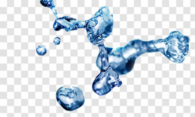 Water Drop Splash Wallpaper - Group - Blue Droplets Transparent PNG