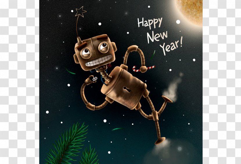 Illustrator Poster Chuchel - Photography - Happy New Year 2018 Flyer Lights Transparent PNG