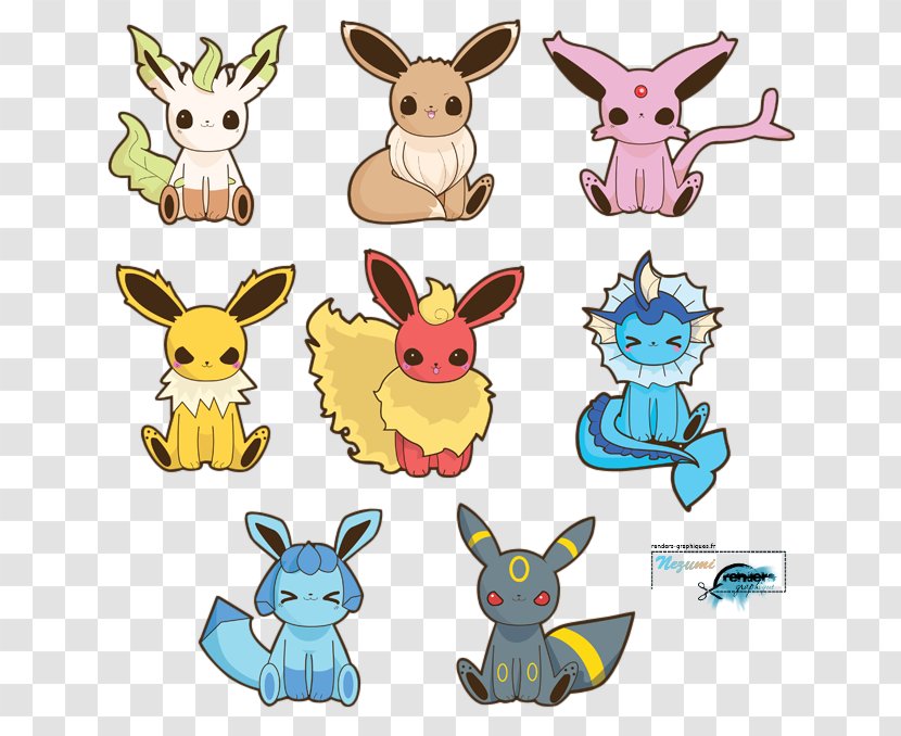 Eevee Rabbit Umbreon Vaporeon Pokémon - Pokemon Transparent PNG