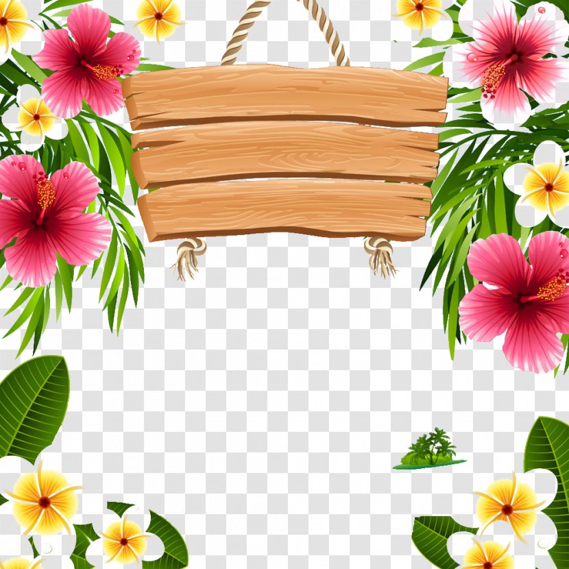 Hawaii Picture Frames Clip Art - Shutterstock - Simple Wooden Tag Transparent PNG