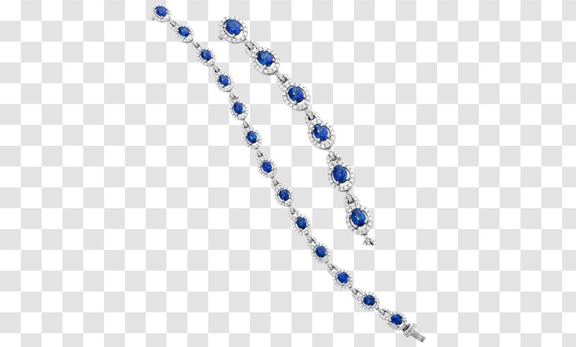 Necklace Sapphire Jewellery Chain Bracelet - Service Transparent PNG