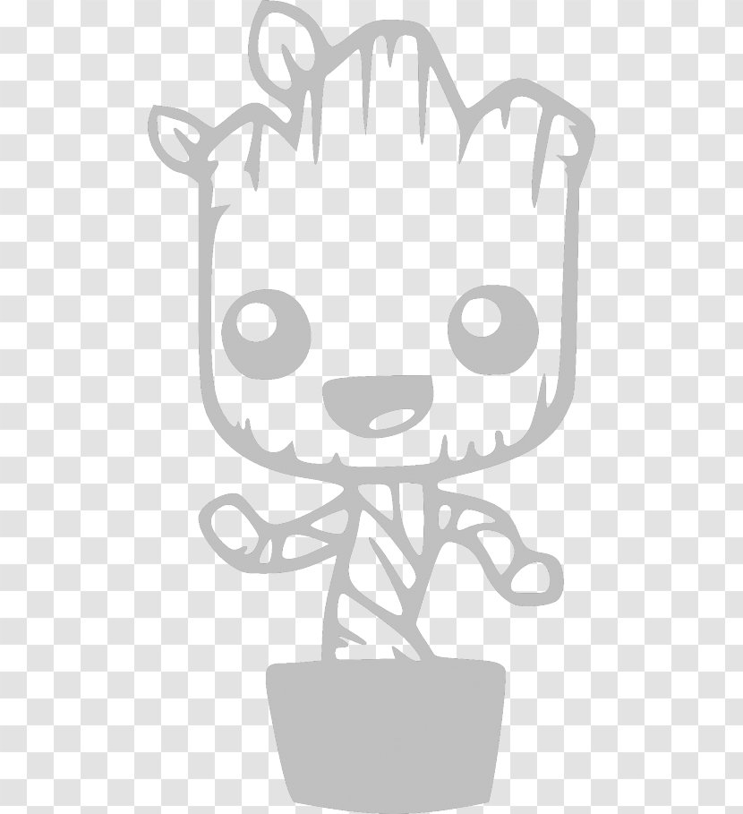 Baby Groot Wall Decal Sticker - Tree Transparent PNG