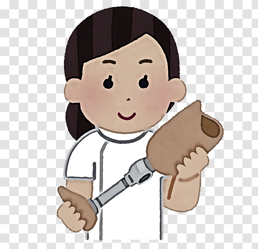 Cartoon Finger Thumb Child Gesture Transparent PNG