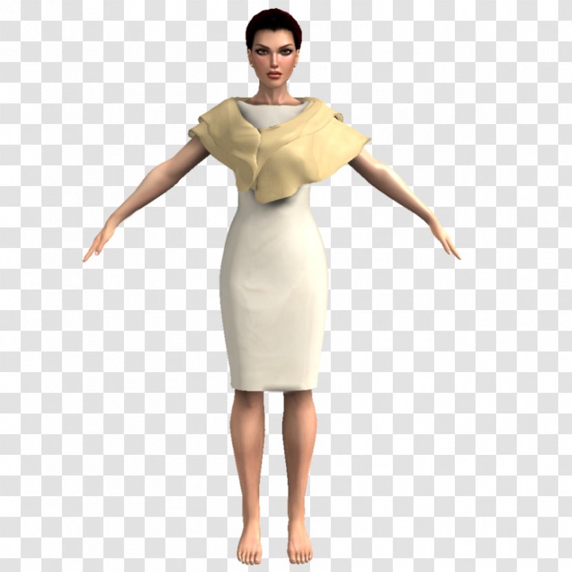 Dress Clothing Fashion Sleeve - Cocktail - Angelina Jolie Transparent PNG