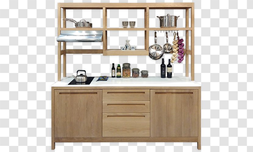 Shelf Kitchen Cabinet Table Furniture - Shelving Transparent PNG