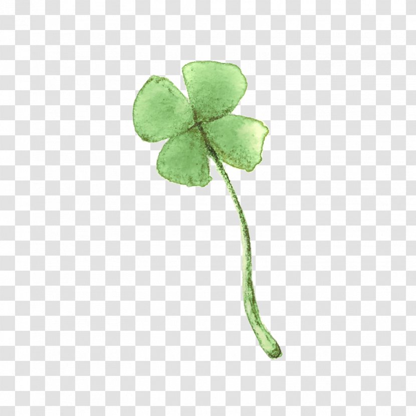 Leaf Petal Plant Stem Flower - Four Clover Transparent PNG