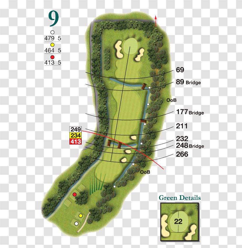 Golf Course Bulbury Woods Club Tees Par - Shot Hole Transparent PNG