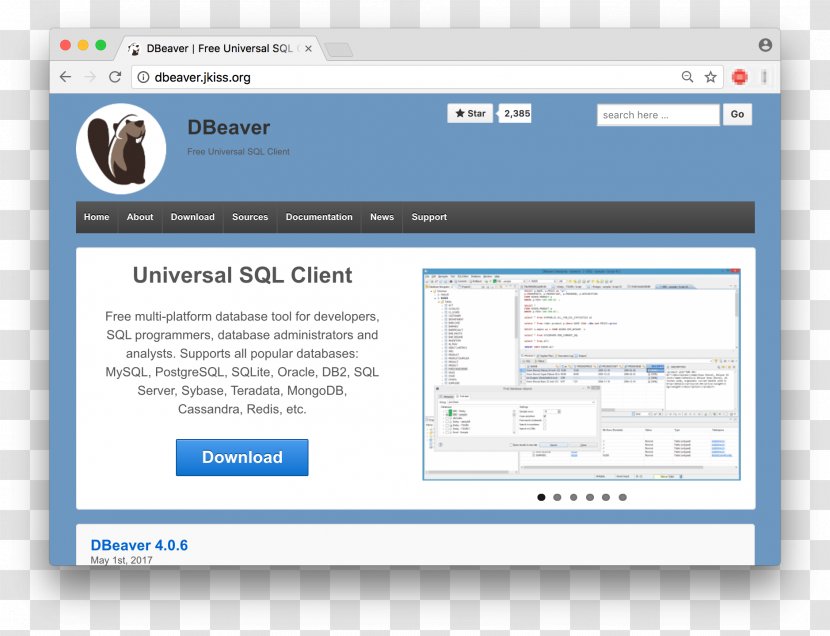 Computer Program DBeaver Database PostgreSQL SQuirreL SQL Client - Software - Amazon Redshift Transparent PNG