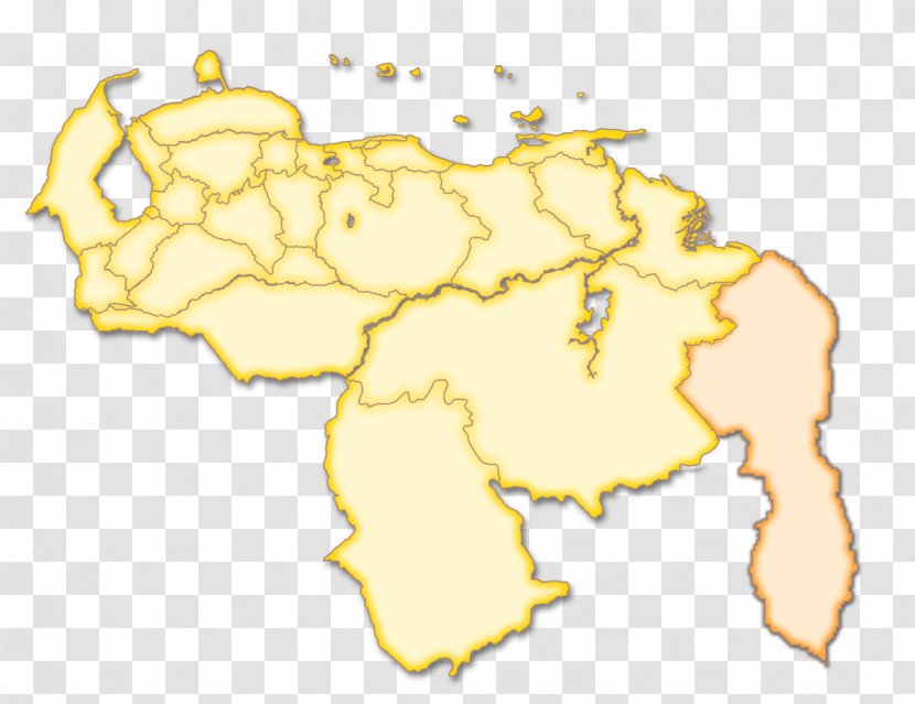 Politics Of Venezuela Mapa Polityczna - Vector Map Transparent PNG