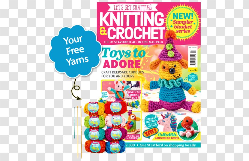 Knitting Crochet Pattern Ravelry Craft - Baby Toys - Cotton Yarn Transparent PNG