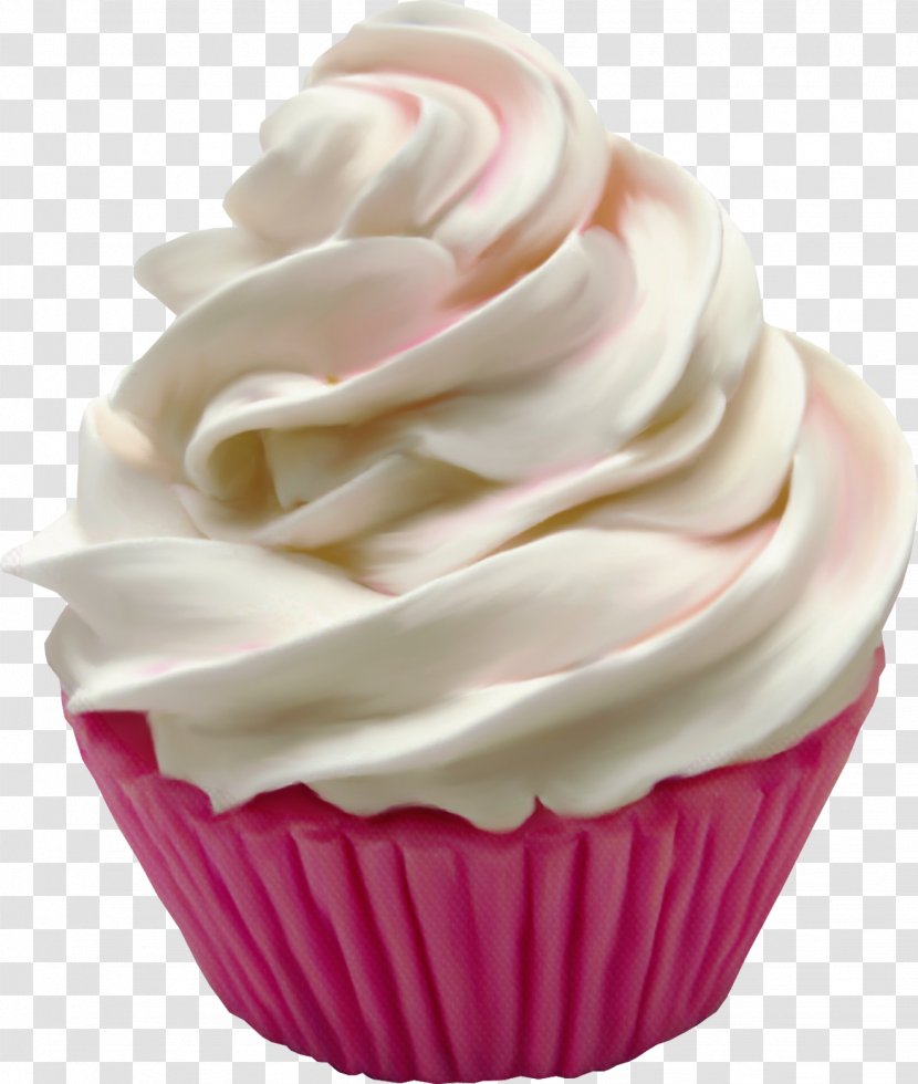 Cupcake Ice Cream Frosting & Icing Food - Toppings Transparent PNG