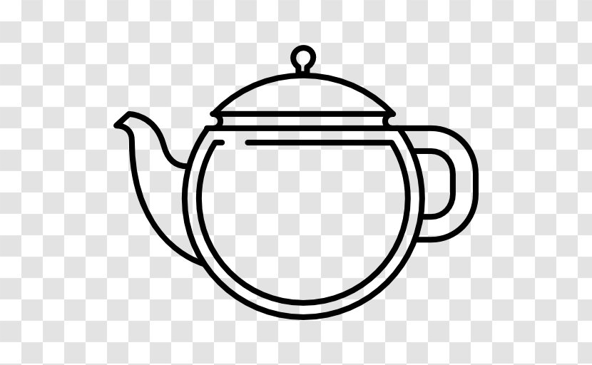 Kettle Coffee Kitchen Electric Heating - Line Art Transparent PNG