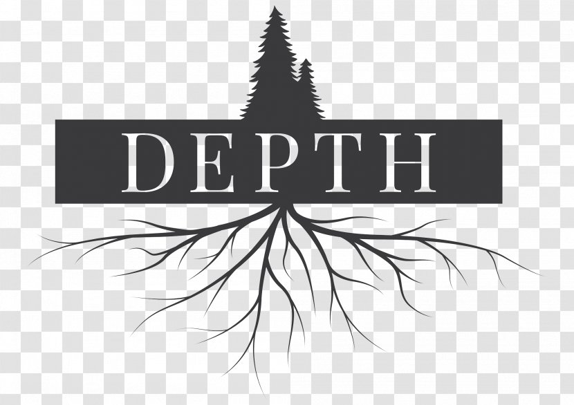 Logo Desktop Wallpaper Brand Tree Font - Monochrome Photography - Depths Transparent PNG