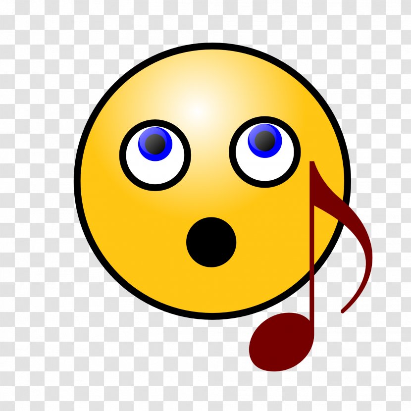 Smiley Singing Emoticon Clip Art - Tree - A Picture Of Face Transparent PNG