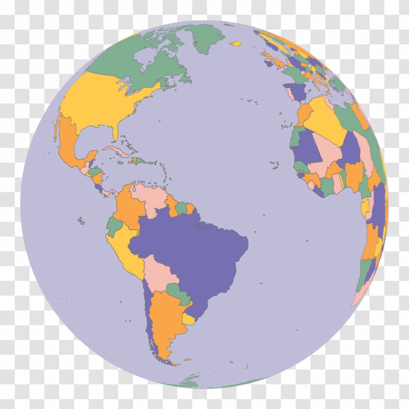 World Map Globe Mapa Polityczna - Planet Transparent PNG