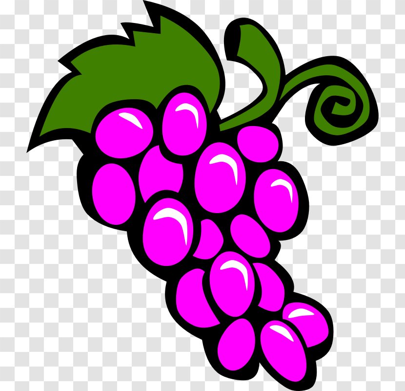 Common Grape Vine Wine Clip Art - Grapes Images Transparent PNG